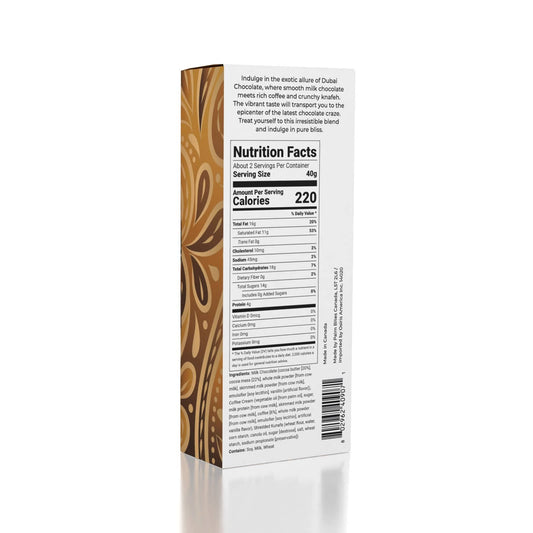 Dubai Chocolate Bar Limited Edition Arabica Coffee by Oasis Treasures (75g)