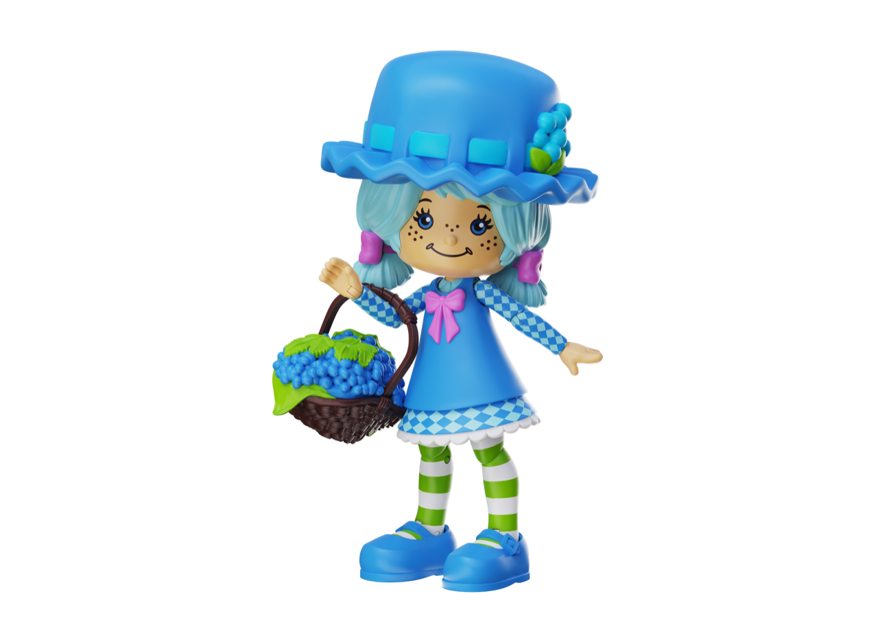 Boss Fight Studio: Action Figures and Collectibles - Strawberry Shortcake Action Deluxe Figure: Blueberry Muffin