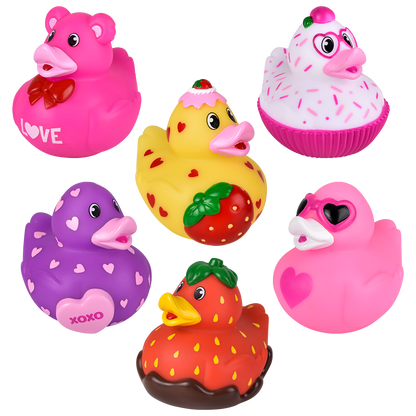 3.5" VALENTINE'S RUBBER DUCK