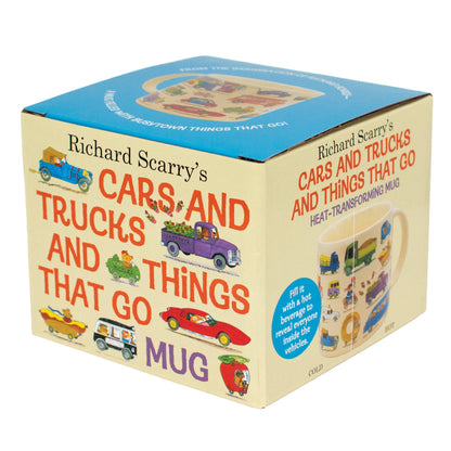 Unemployed Philosophers Guild - Richard Scarry Cars and Trucks Heat-Transforming Mug