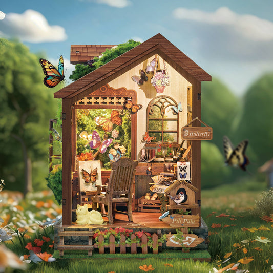 DIY Book Nook Kit: Butterfly Workshop