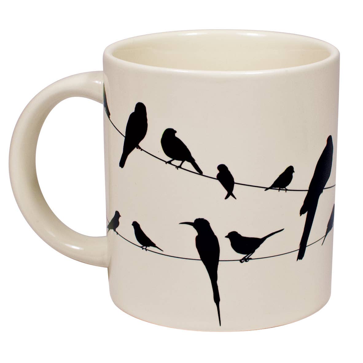 Birds on a Wire Heat-Changing Coffee Mug