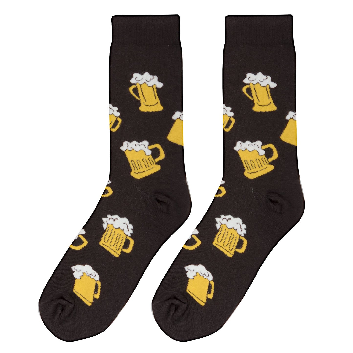 Crazy Socks - Mens Crew - Beer Mugs