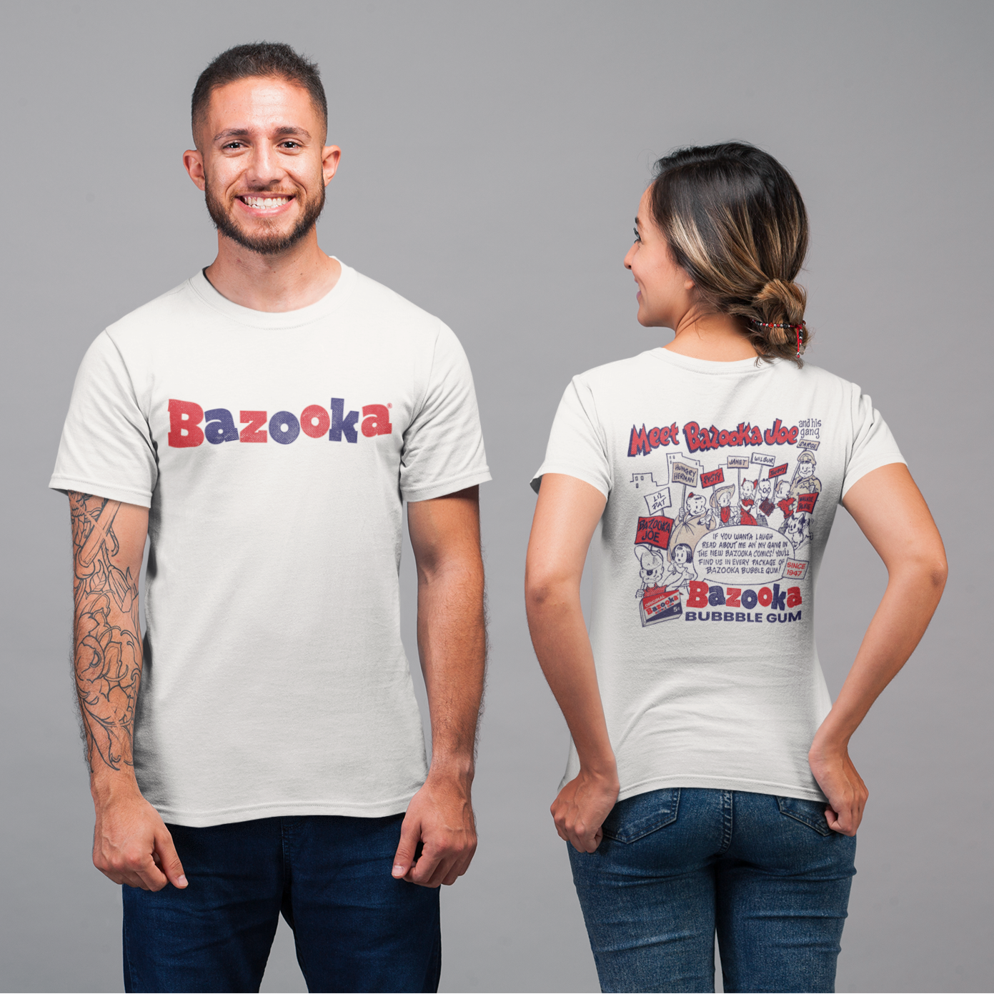 unisex bazooka joe and his gang shirt styled casually nostalgic candy lover outfit