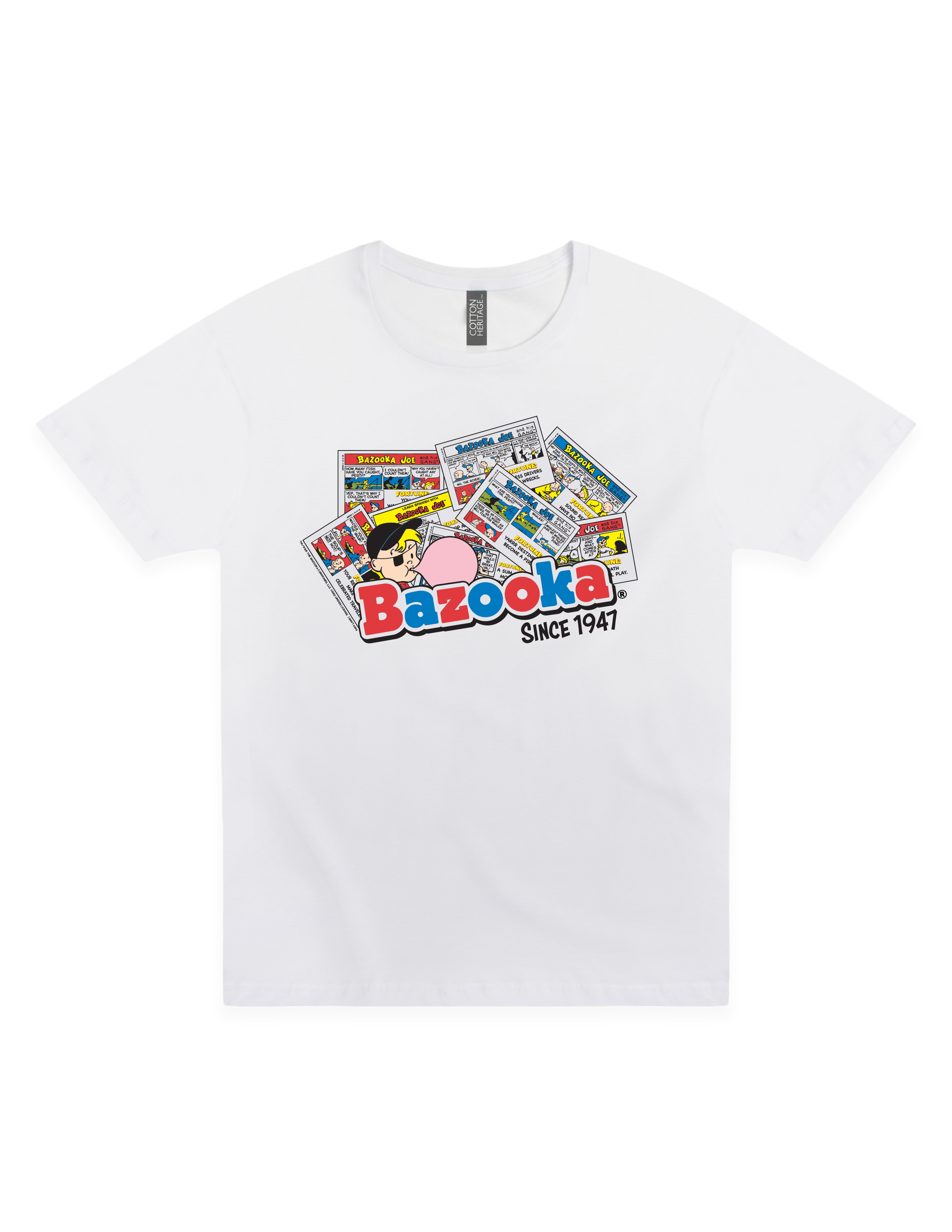 bazooka joe retro comics since 1947 graphic t shirt vintage bubble gum brand unisex nostalgia tee
