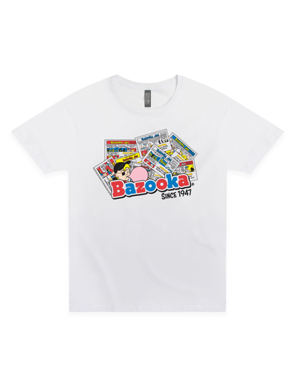 bazooka joe retro comics since 1947 graphic t shirt vintage bubble gum brand unisex nostalgia tee