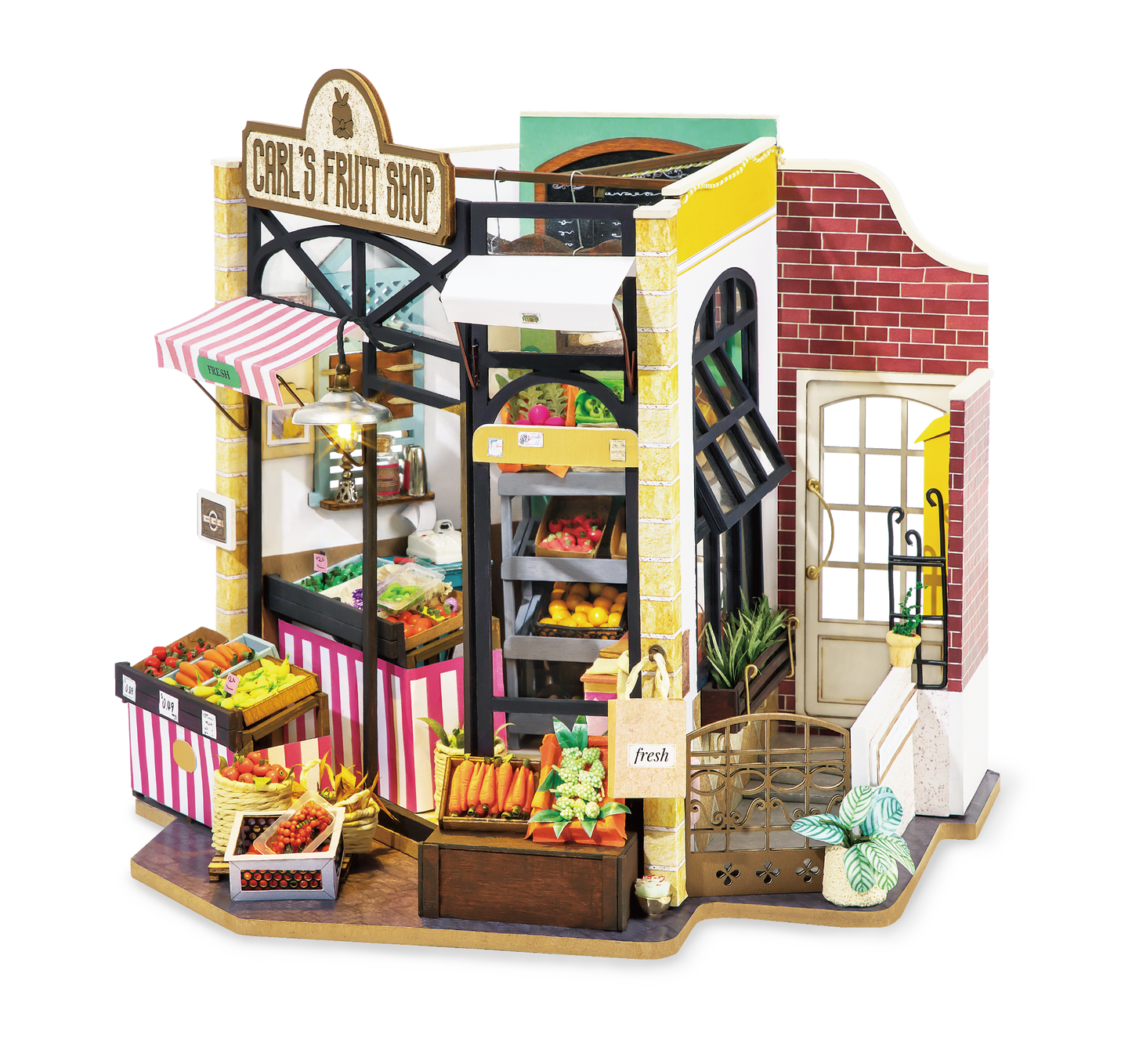 DIY Miniature House Kit: Fruit Shop