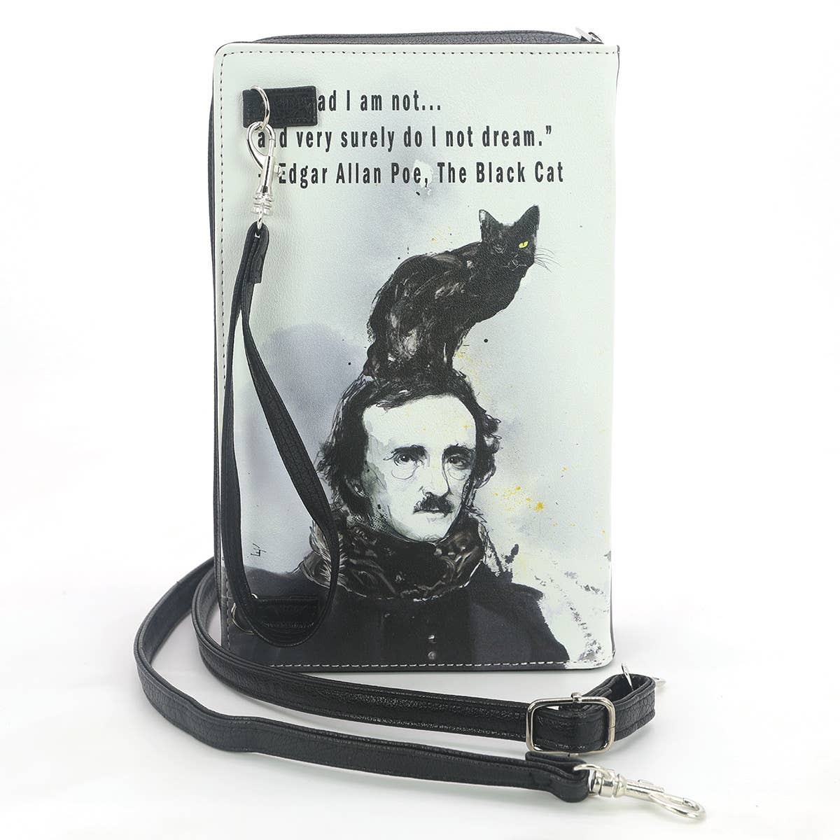 The Black Cat Book Clutch Bag n Vinyl
