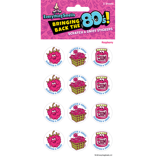 EverythingSmells, LLC - Raspberry EverythingSmells Scratch & Sniff Stickers