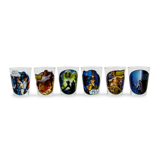 Toynk - Star Wars Classic Trilogy 6 Piece Mini Glass Set