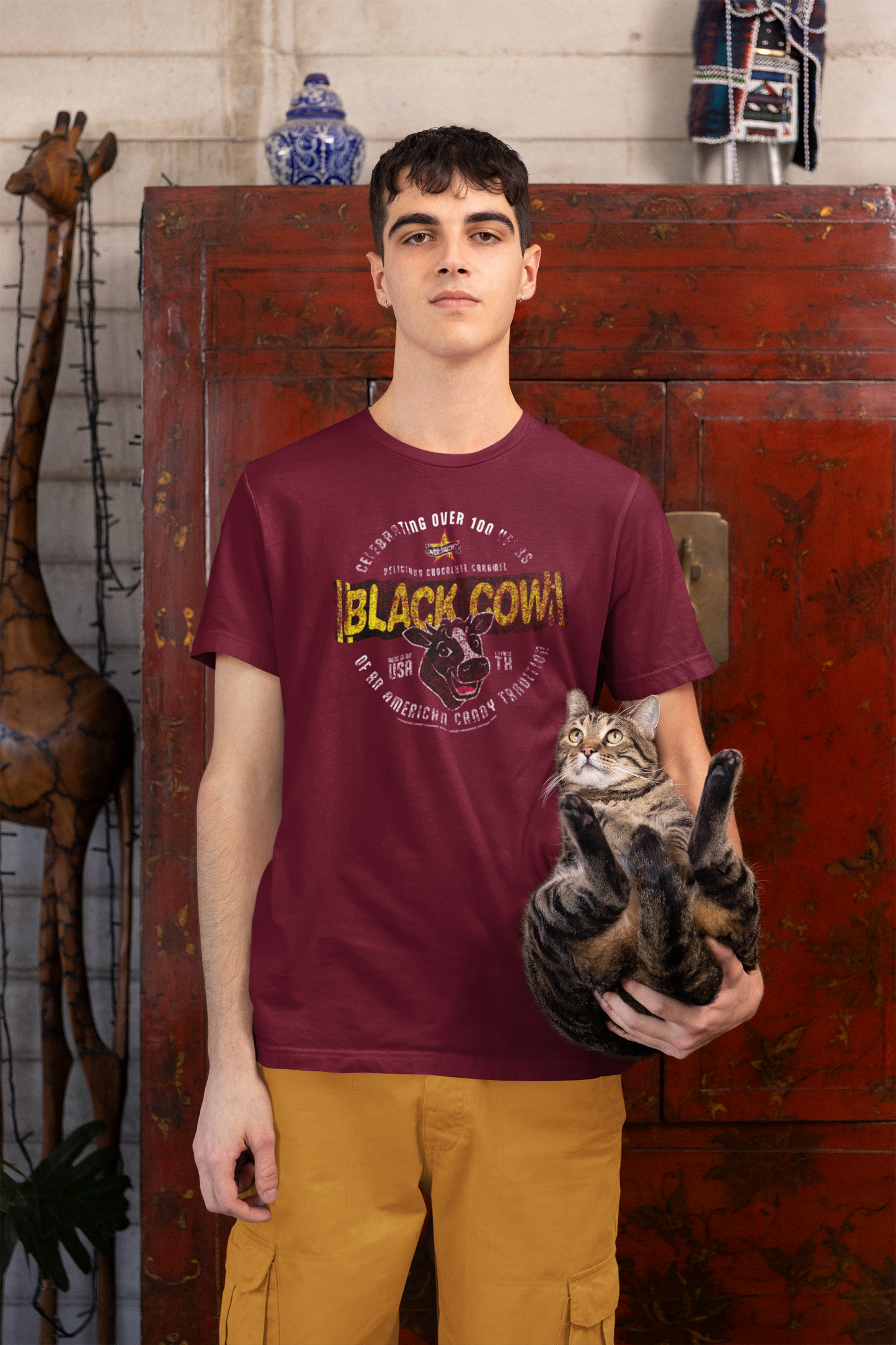 Black Cow Delicious Chocolate Caramel Tee