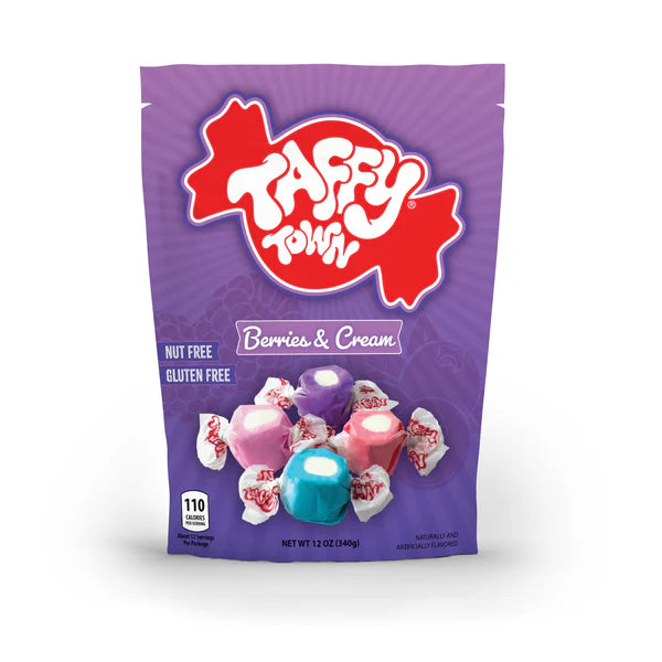 12oz Berries & Cream Taffy Pouch