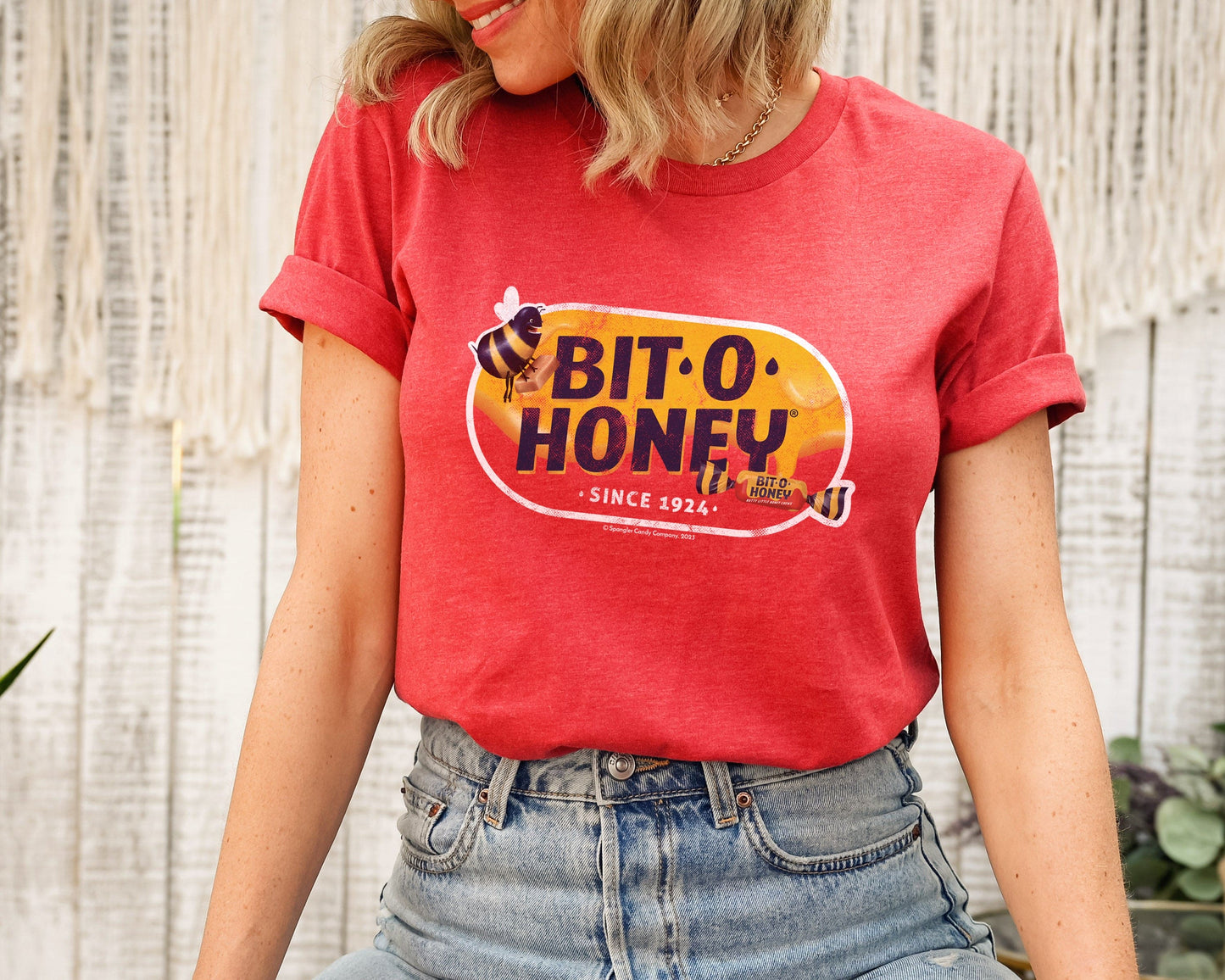 unisex bit o honey since 1924 shirt styled casually nostalgic candy lover outfit