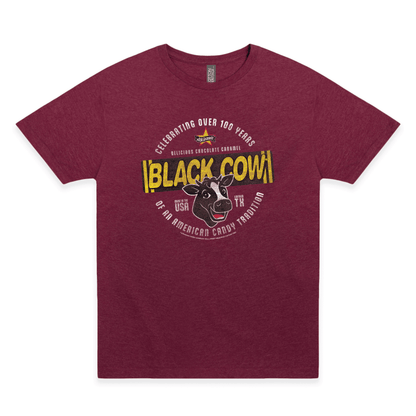 black cow delicious chocolate caramel graphic t shirt retro candy brand unisex nostalgia tee