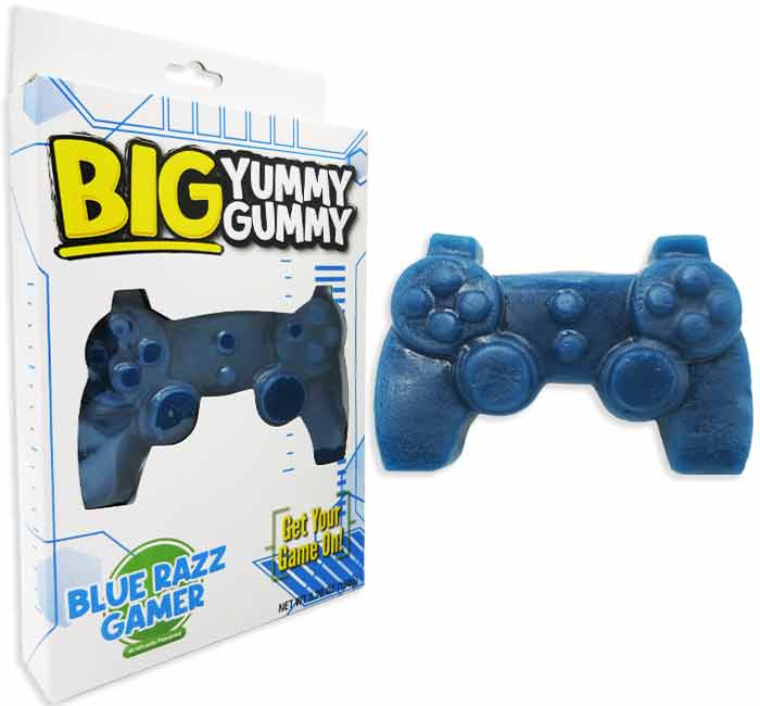 Big Yummy Gummy Blue Razz Gamer 5.29oz