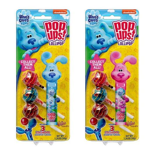 Pop Ups Blues Clues Lollipop Blister Pack 1.26oz