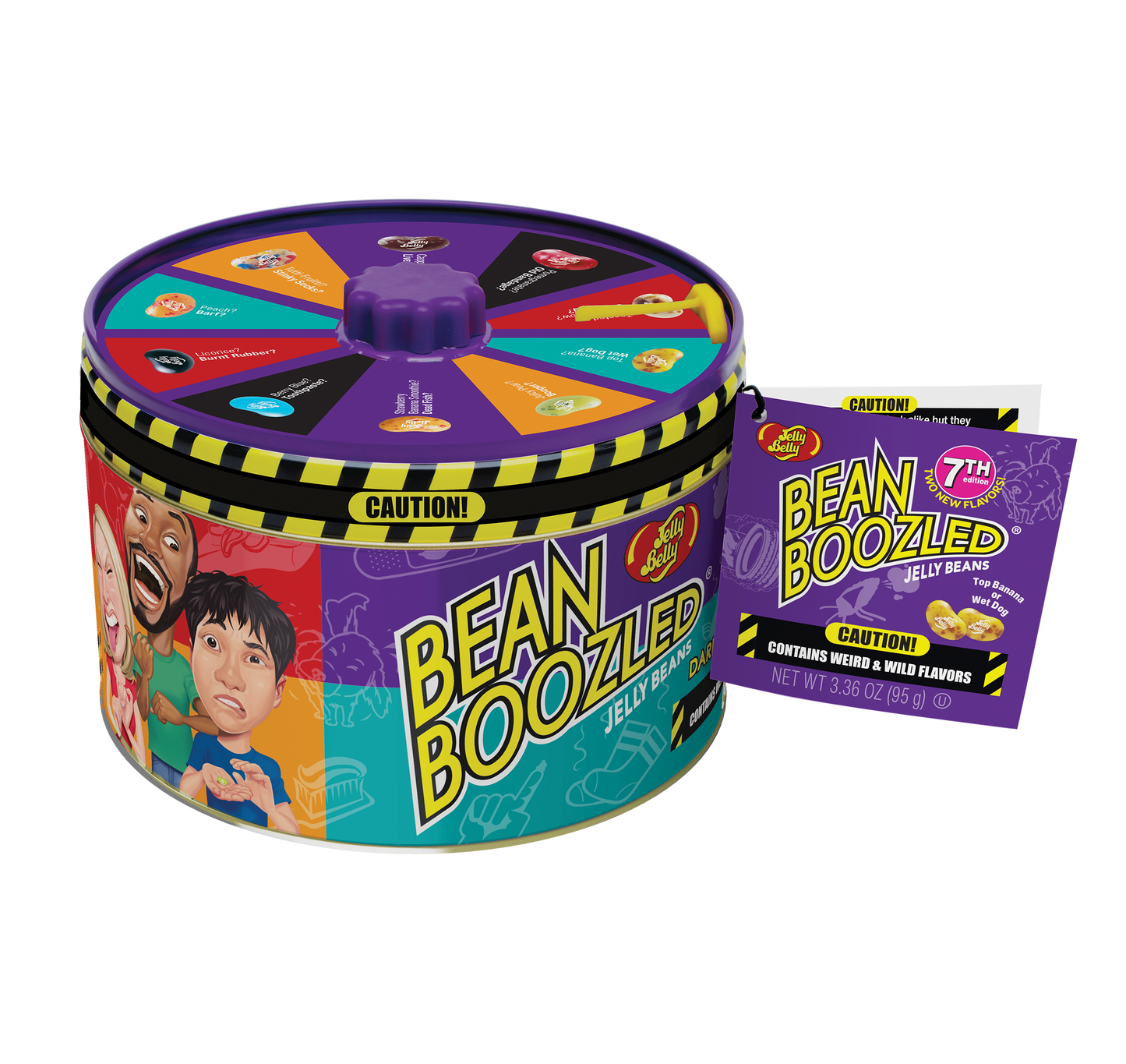 Jelly Belly Beanboozled Spin Tin 7th Edition 3.36oz