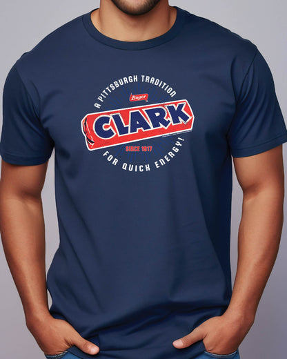 unisex clark bar pittsburgh tradition shirt styled casually nostalgic candy lover outfit