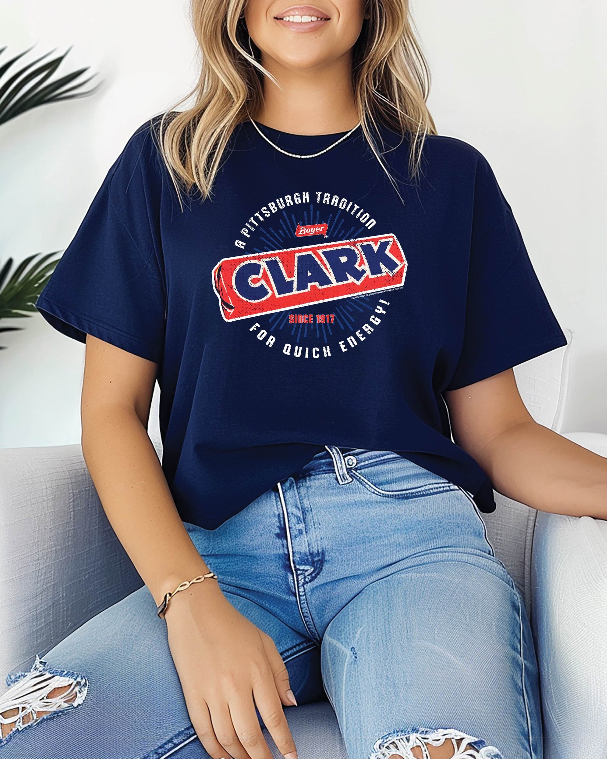 unisex clark bar pittsburgh tradition shirt styled casually nostalgic candy lover outfit