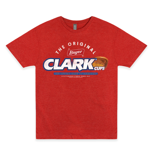 boyer clark cups the original graphic t shirt retro candy brand unisex pennsylvania nostalgia tee
