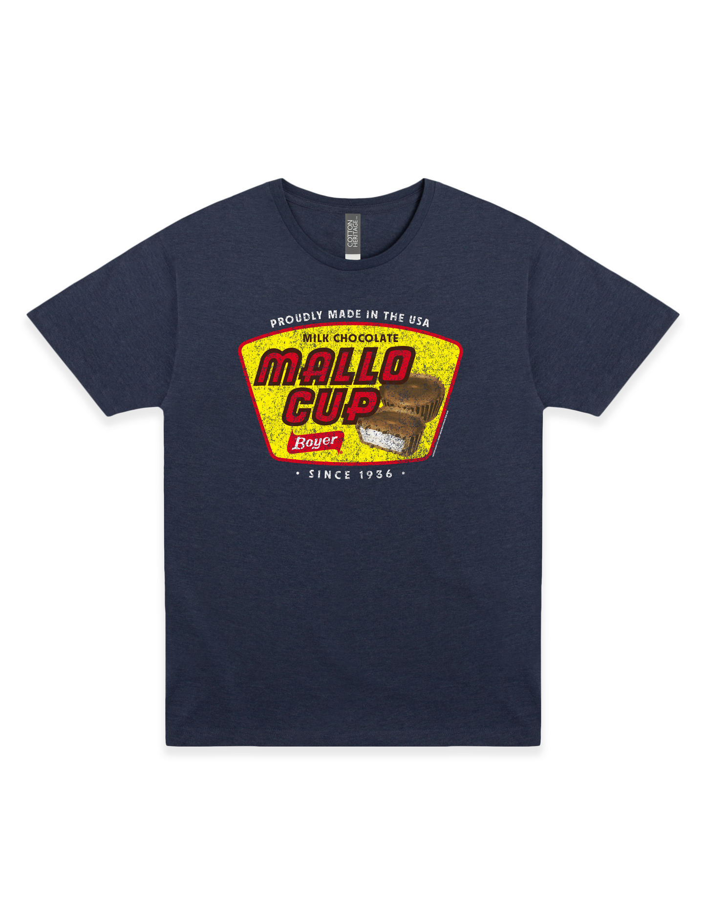 boyer mallo cup since 1936 novelty graphic t shirt retro candy brand unisex nostalgia tee