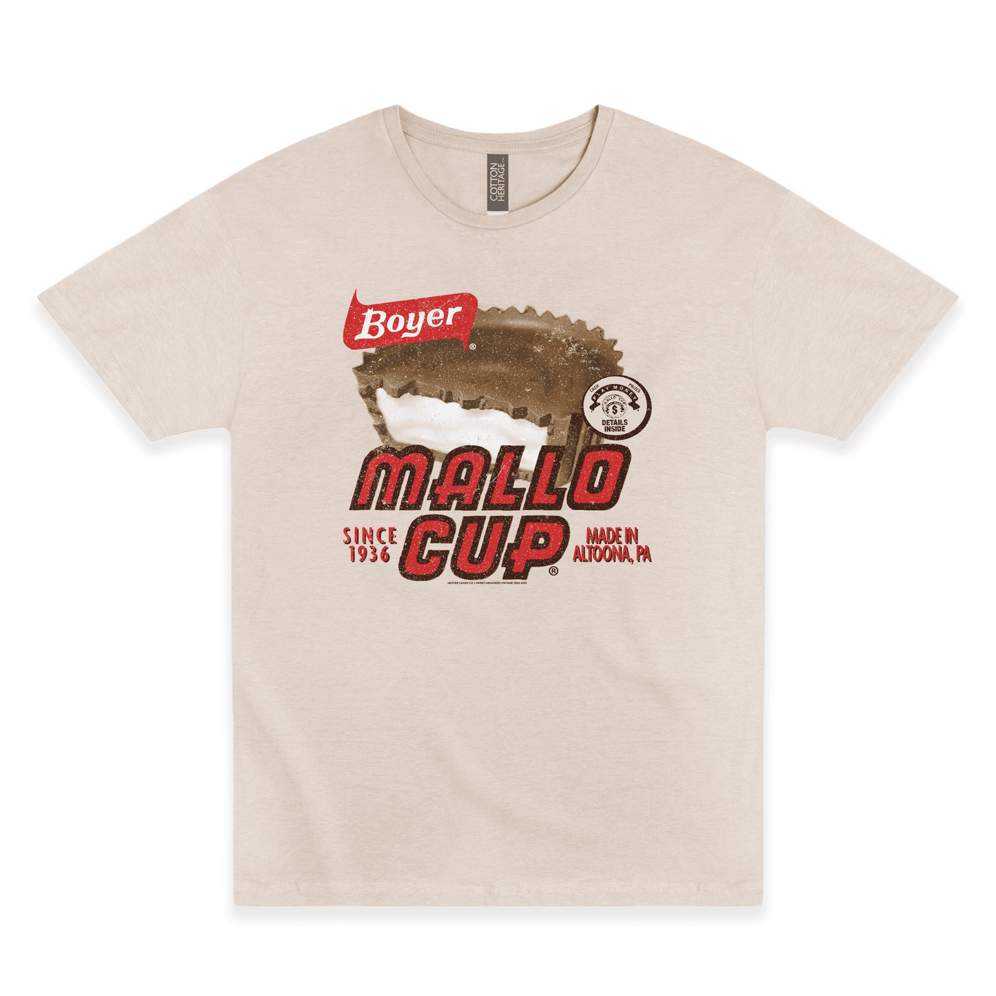 boyer mallo cup vintage candy graphic t shirt retro candy brand unisex nostalgia tee