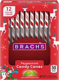 Brachs Red & White Mint Canes 5.3oz