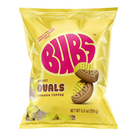 BUBS: Sweet Ovals Banana Toffee 5.5 oz