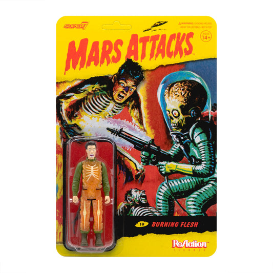 Mars Attack Reaction Figure- Burning Flesh