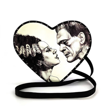 Glow in the Dark Heart Shape Frank with Bride Backpack