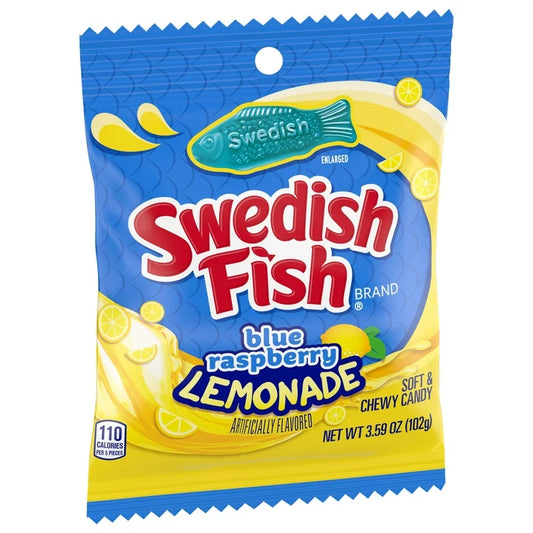 Swedish Fish Blue Raspberry Lemonade Peg Bag