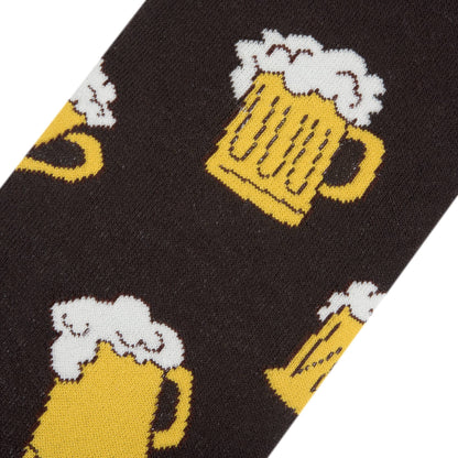 Crazy Socks - Mens Crew - Beer Mugs