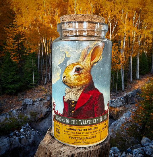 Visions of the Velveteen Rabbit Corked Apothecary Tea Jar