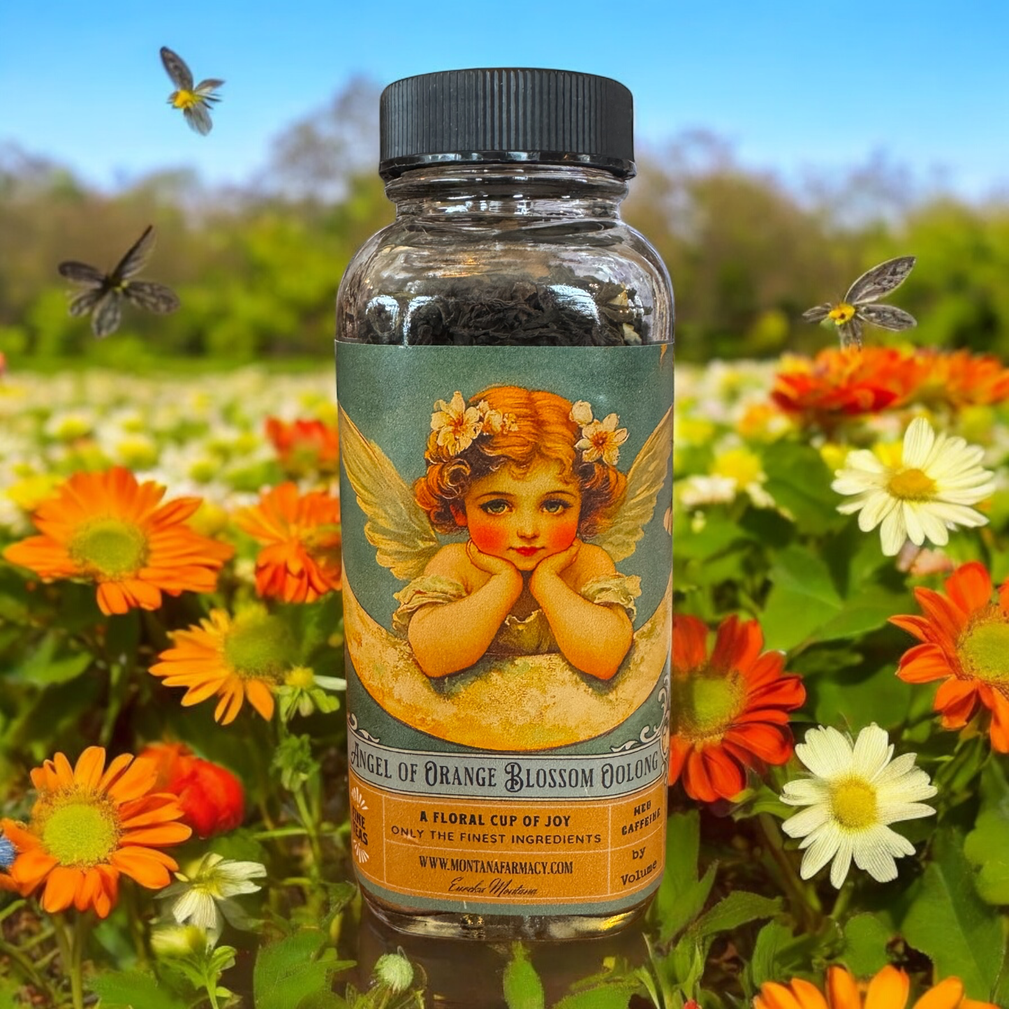 Angel of Orange Blossom Oolong Victorian Baroque Cherub Tea