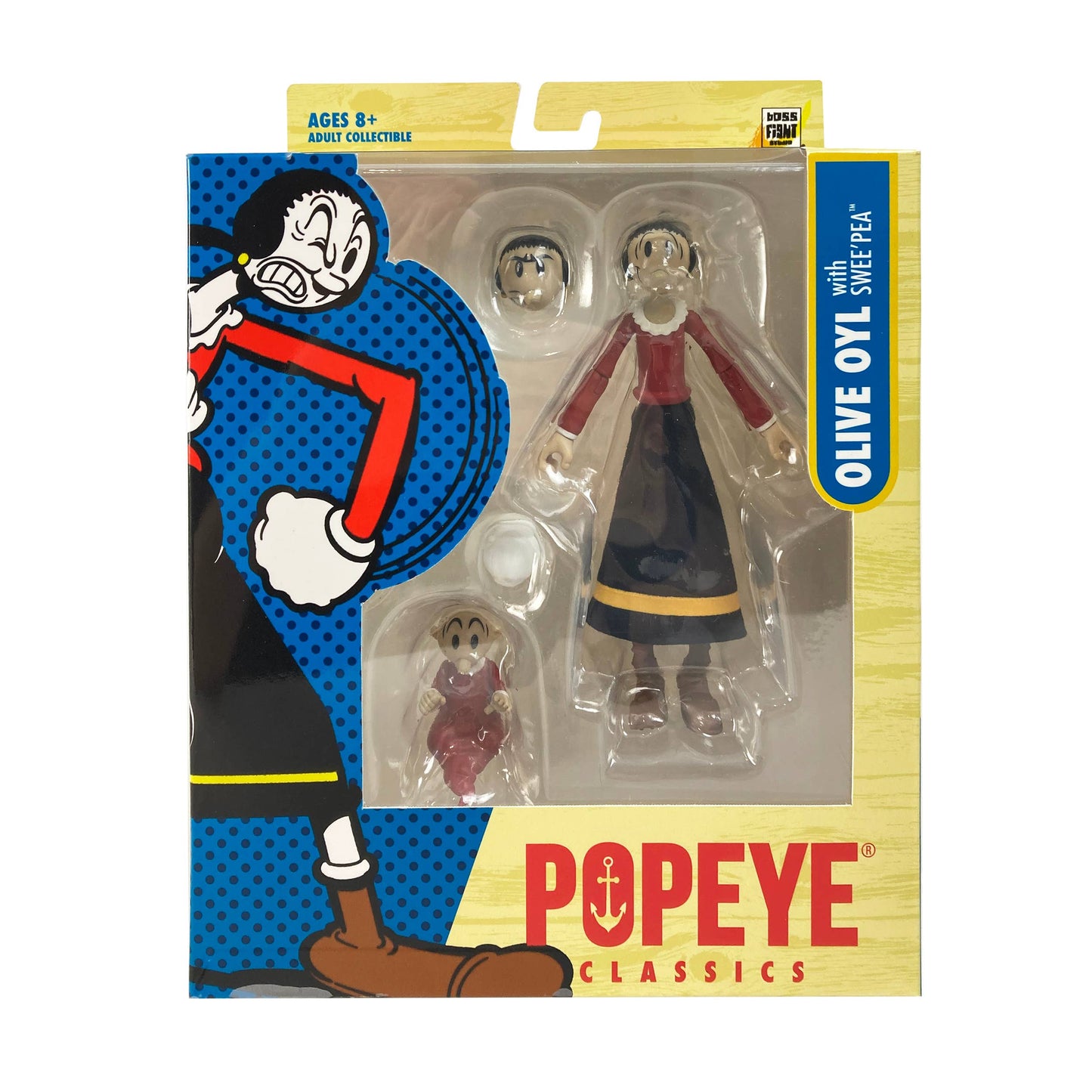 Boss Fight Studio: Action Figures and Collectibles - Popeye Classics Action Figure: Olive Oyl
