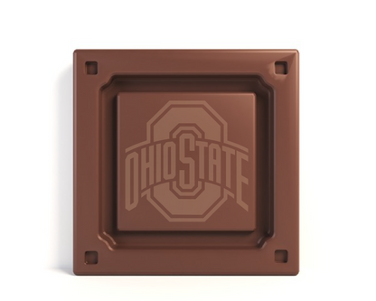 Ohio State Buckeyes Embossed Chocolate Bar