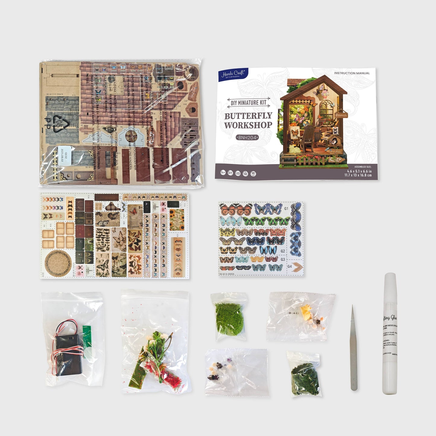 DIY Book Nook Kit: Butterfly Workshop