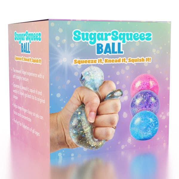 Showcase - SugarSqueez Squishy Fidget Sugar Stress Ball (1pc) Assorted Colors