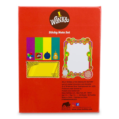 Toynk - Willy Wonka Chocolate Bar Icons Sticky Note and Tab Box Set