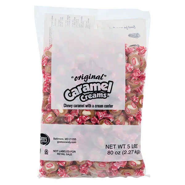 Goetze's Bulk Caramel Creams 5lb Bag