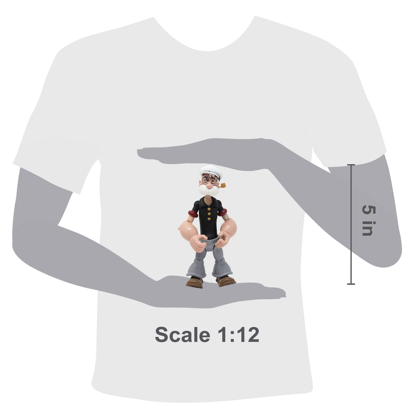 Boss Fight Studio: Action Figures and Collectibles - Popeye Classics Action Figure: Poopdeck Pappy