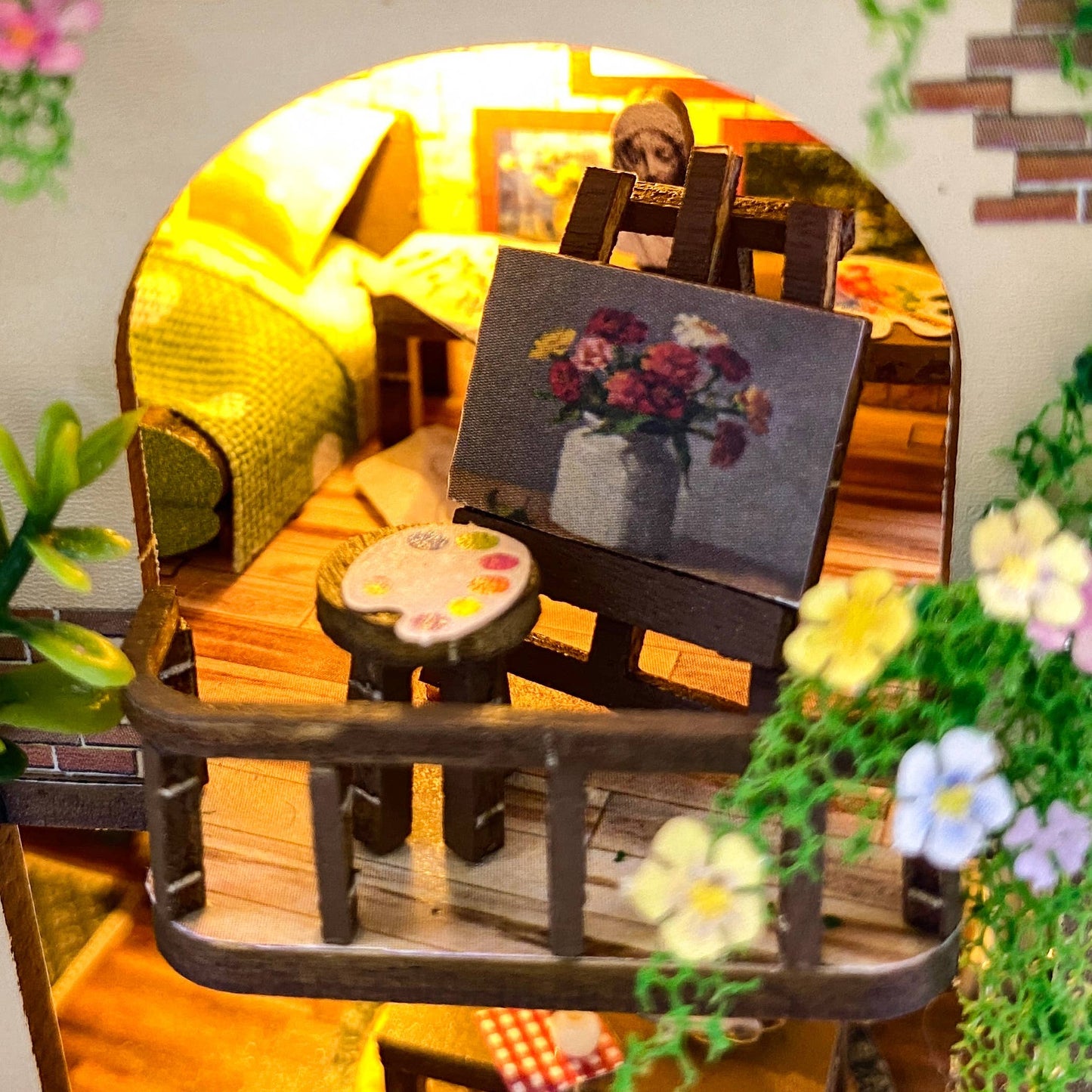 DIY Miniature House Kit: Birchwood Villa