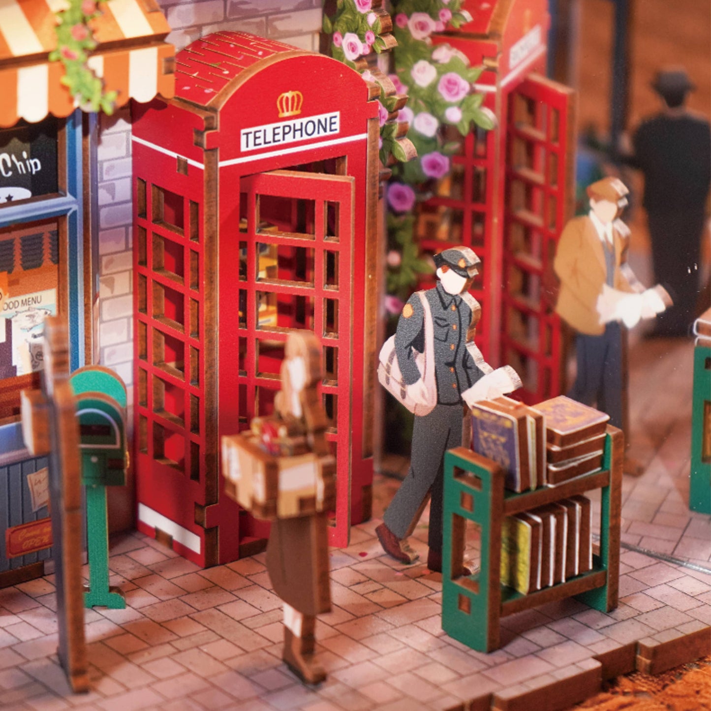 DIY Miniature House Book Nook Kit: 84 Charing Cross Road