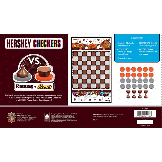 Hershey's Checkers Folding Box