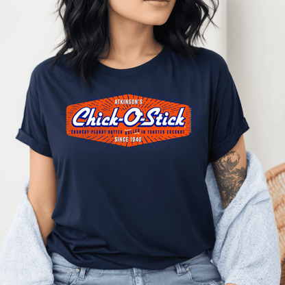 unisex chick o stick candy shirt styled casually nostalgic candy lover outfit