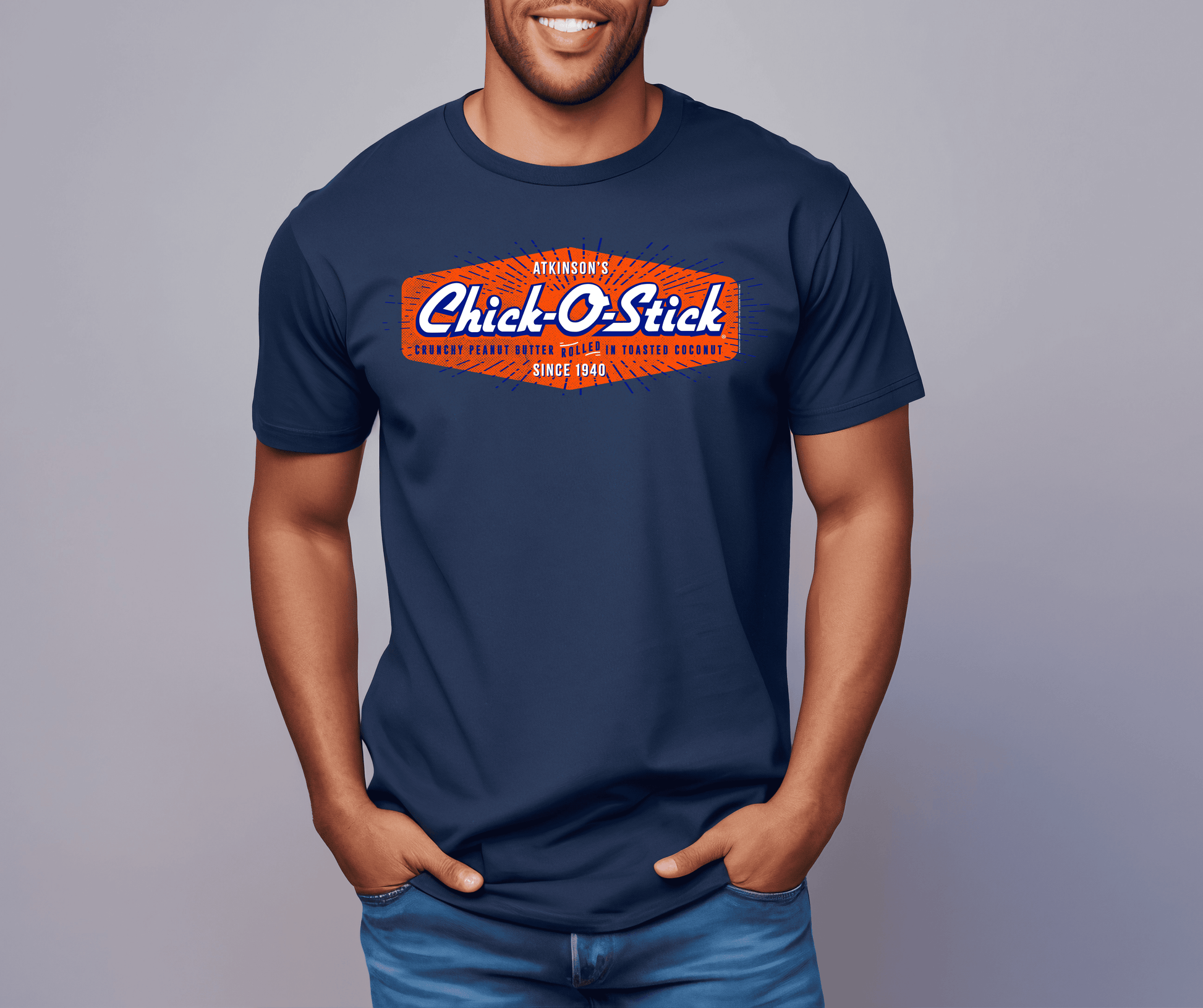 unisex chick o stick candy shirt styled casually nostalgic candy lover outfit