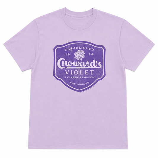 chowards vintage violet graphic t shirt retro candy brand unisex nostalgia tee