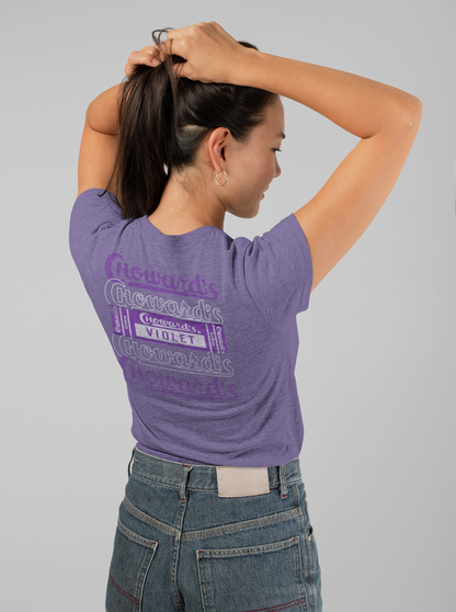 unisex chowards violet fine mints shirt styled casually nostalgic candy lover outfit
