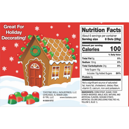 Tootsie Holiday Dots 6oz