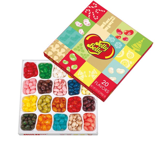 Jelly Belly 20 Flavor Christmas Gift Box